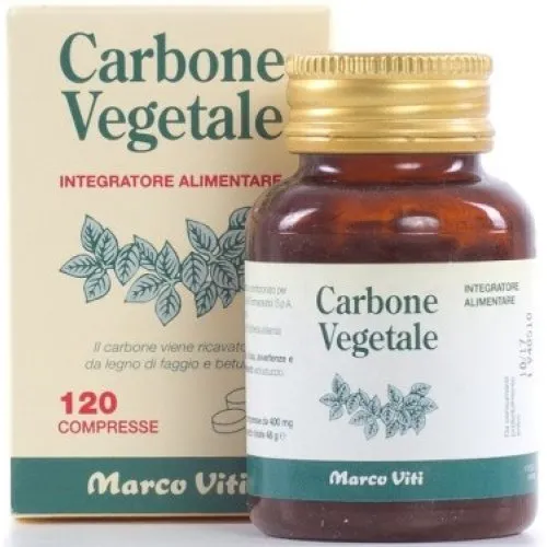 CARBONE VEG 120COMPRESSE