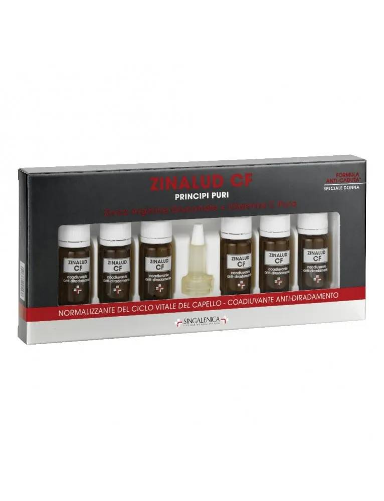 Zinalud CF Trattamento Anticaduta Donna 6 Fiale 6,6ml
