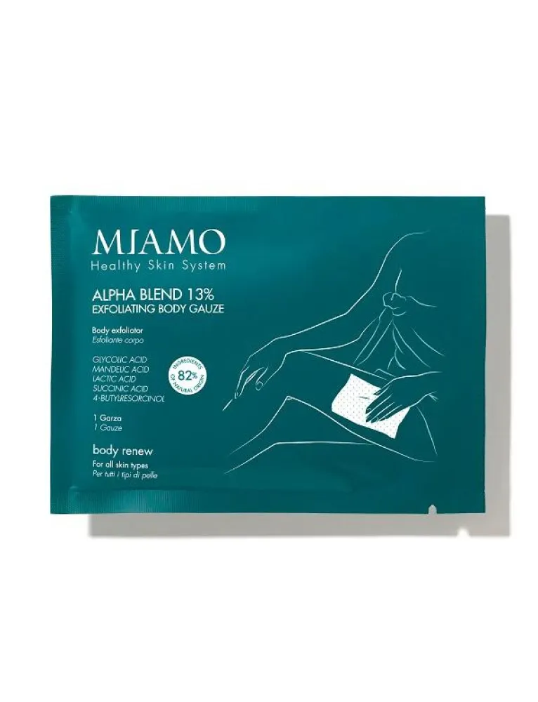 Miamo Body Renew Alpha Blend 13% Exfoliating Body Gauze 1 Busta