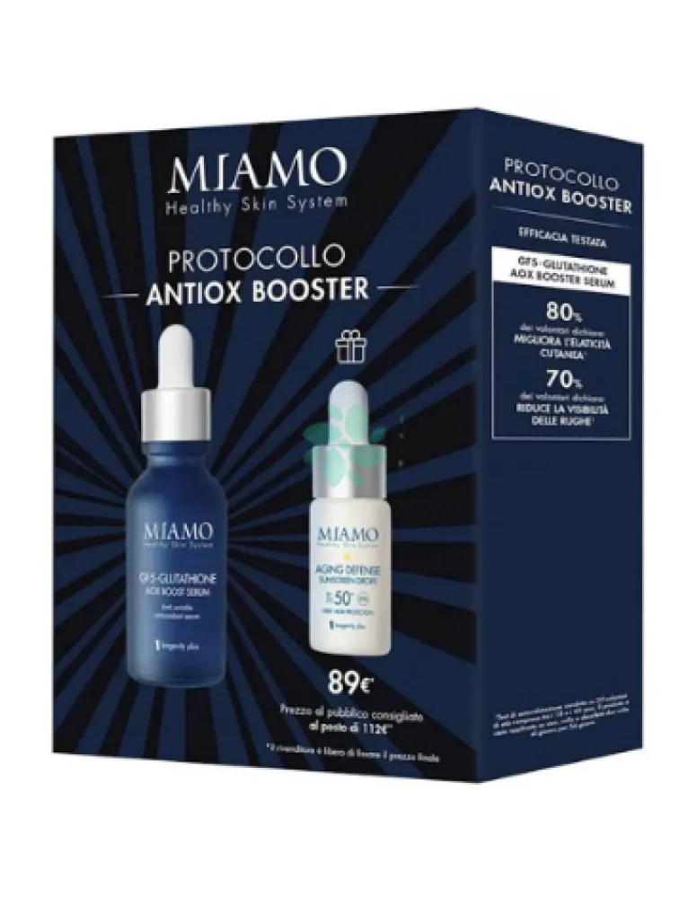 Miamo Protocollo Antiox Booster Cofanetto GF5-Glutathione