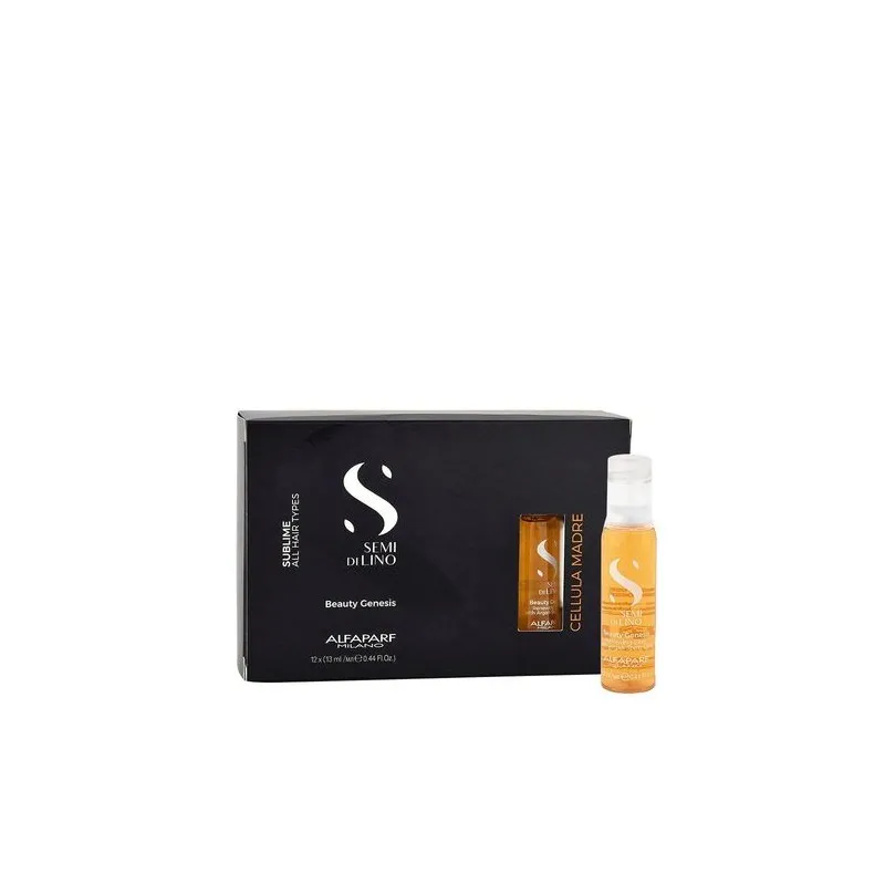 Alfaparf Semi Di Lino Sublime Cellula Madre Beauty Genesis 12x13ml - elixir subliminatore tutti capelli
