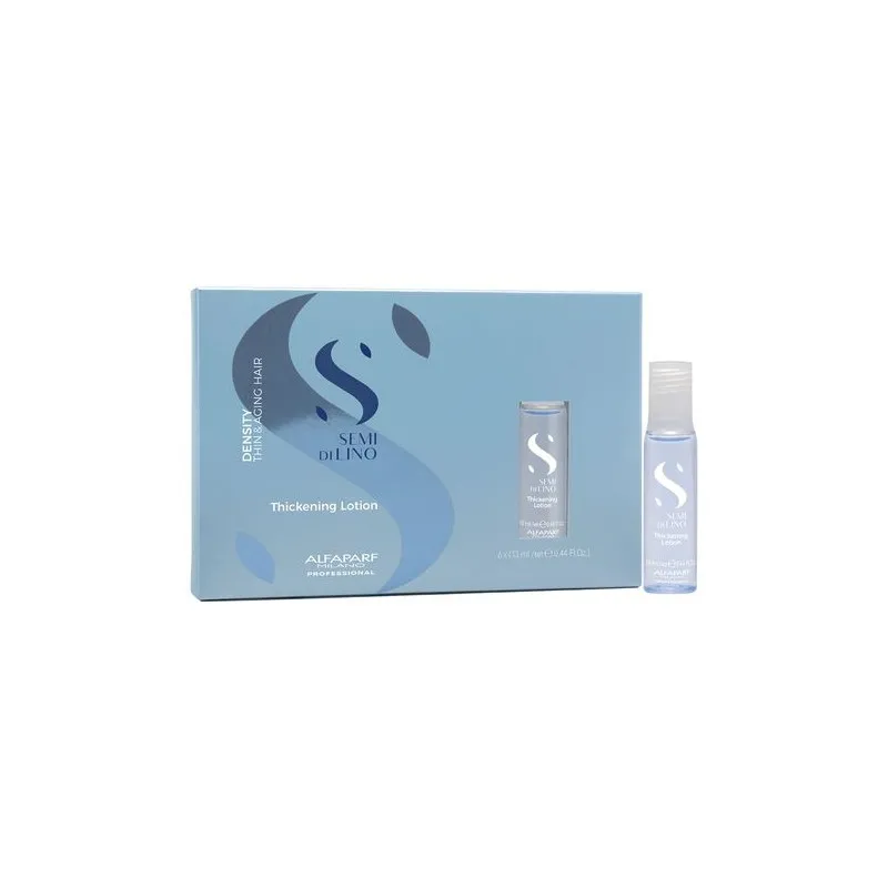 Alfaparf Semi di Lino Density Thickening Lotion 6x13ml - trattamento ispessente capelli sottili fini