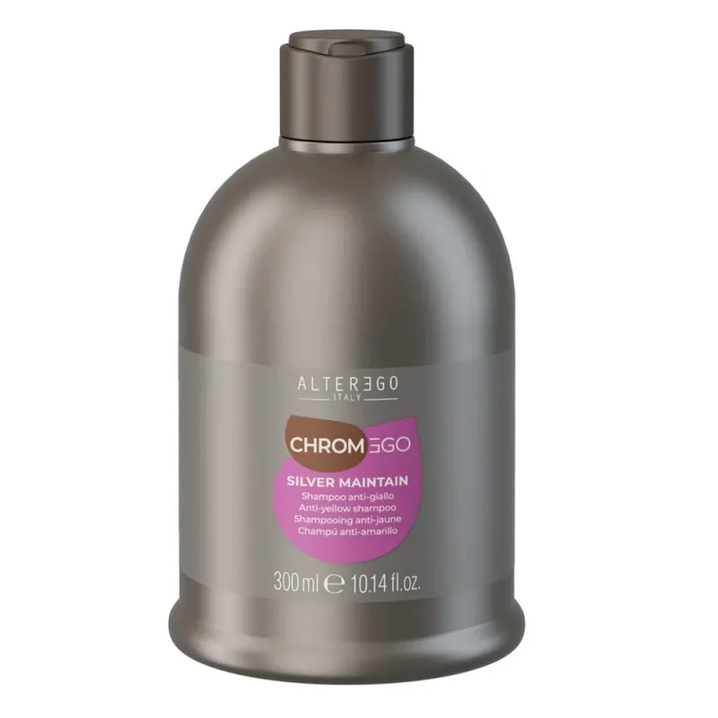 Alter Ego ChromEgo Silver Maintain Shampoo 300ml - shampoo antigiallo capelli grigi bianchi decolorati