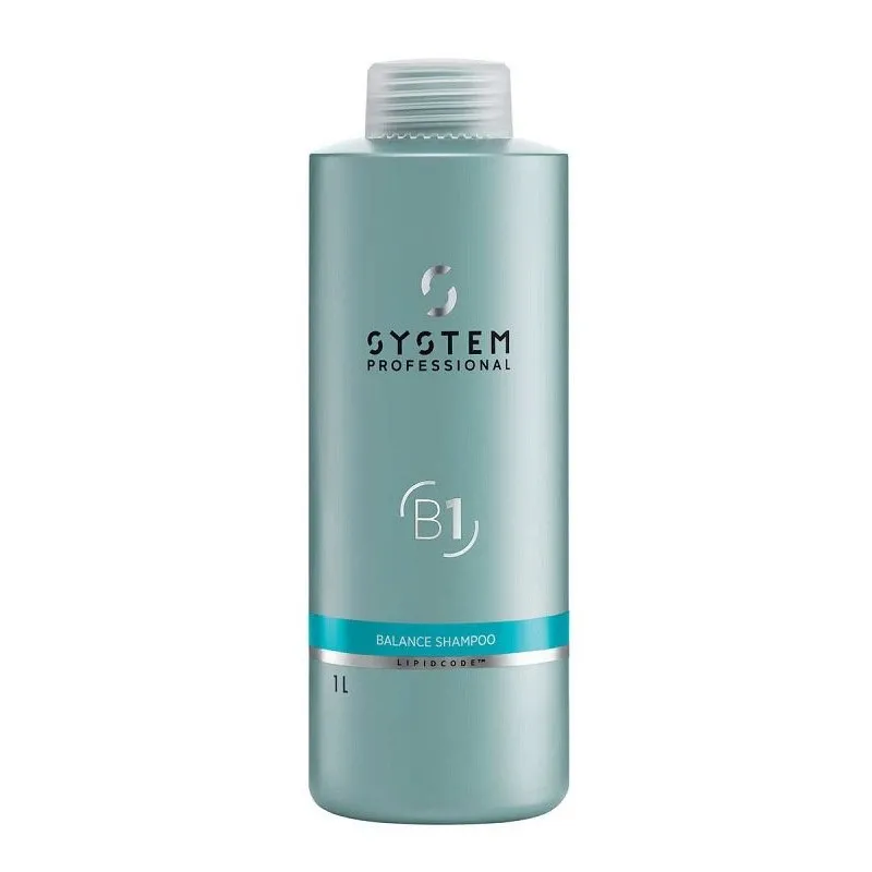System Professional Balance Shampoo B1 1000ml - shampoo lenitivo calmante cute sensibile
