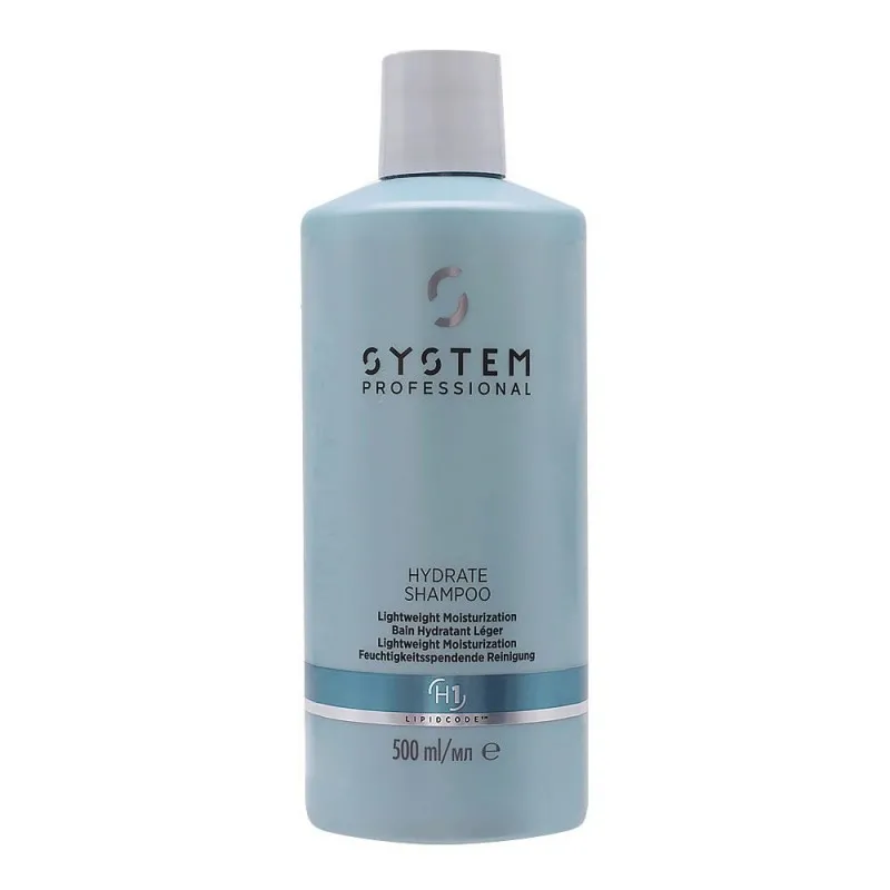 System Professional Hydrate Shampoo H1 500ml - shampoo idratante leggero capelli normali a secchi