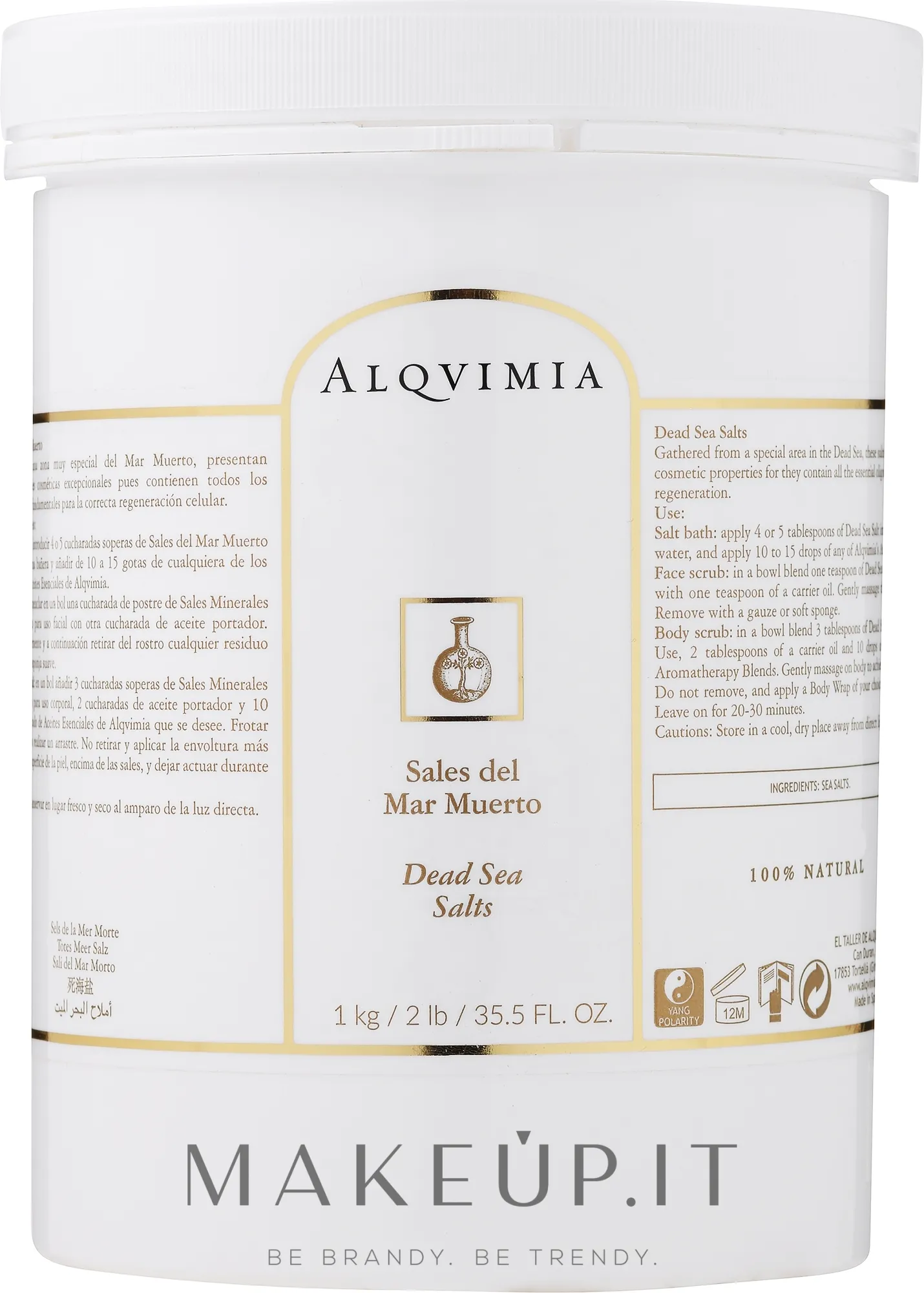 Sale del Mar Morto per viso