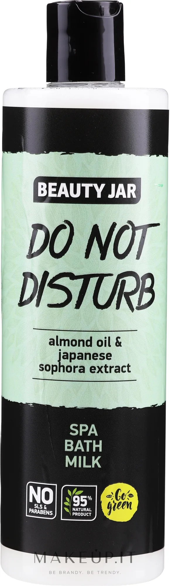 Bagnoschiuma al latte con olio di mandorle ed estratto di Sophora japonica