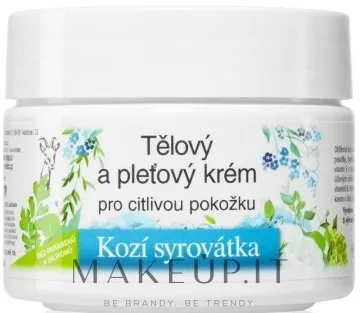 Crema corpo e viso con siero di capra per pelli sensibili
