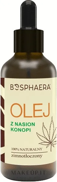 Olio cosmetico di semi di canapa