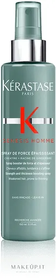 Spray capelli rinforzante, per uomo