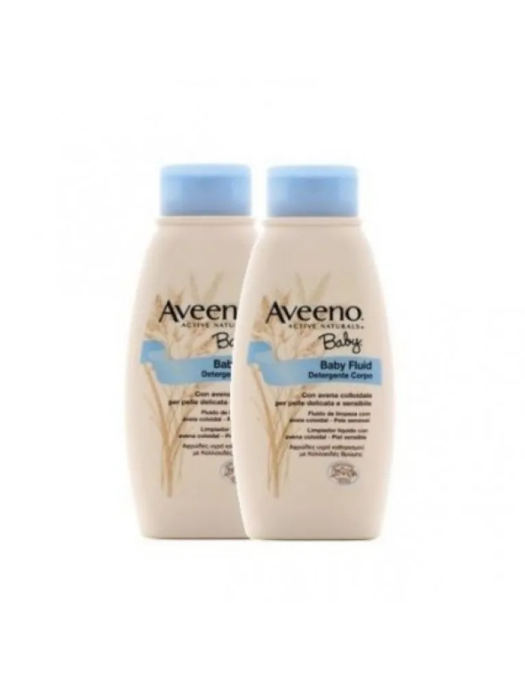 Aveeno Baby Fluid Confezione Doppia 2x500ml